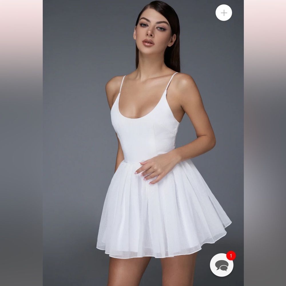 Adeirlina Petunia Mini dress in white